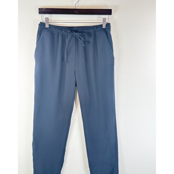 The Reset R Label Womens Pant Blue Jogger Drawstring Pockets Casual Size Small - Picture 5 of 9